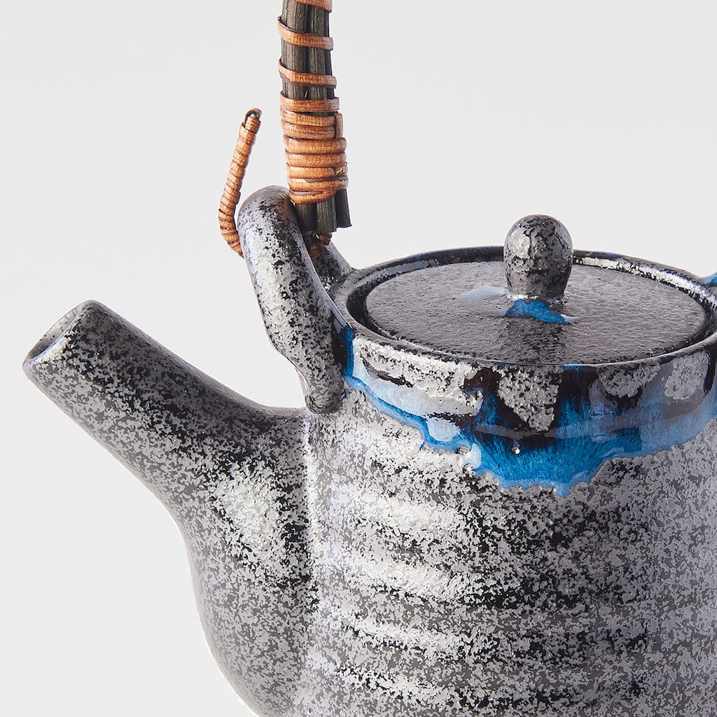 MIJ Europe Ceainic cu strecurator, din ceramica, Dry Negru, 460 ml