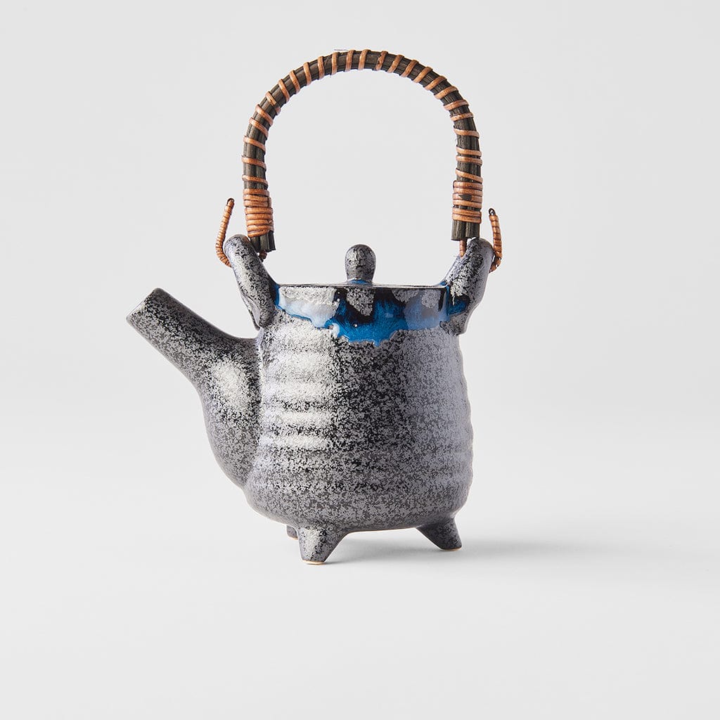 MIJ Europe Ceainic cu strecurator, din ceramica, Dry Negru, 460 ml