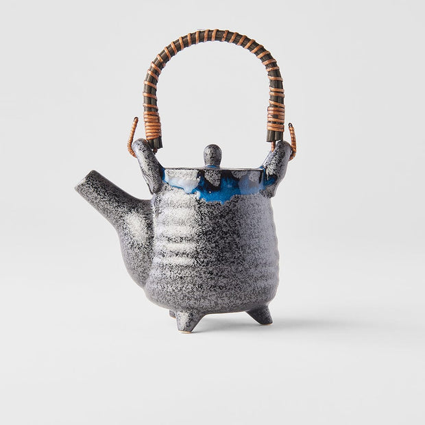 MIJ Europe Ceainic cu strecurator, din ceramica, Dry Negru, 460 ml