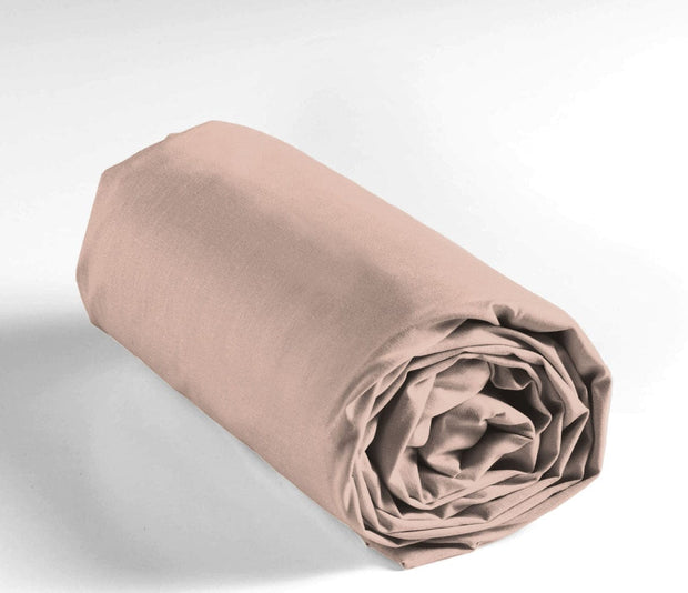 U10 Cearceaf din bumbac cu elastic, Lina Roz