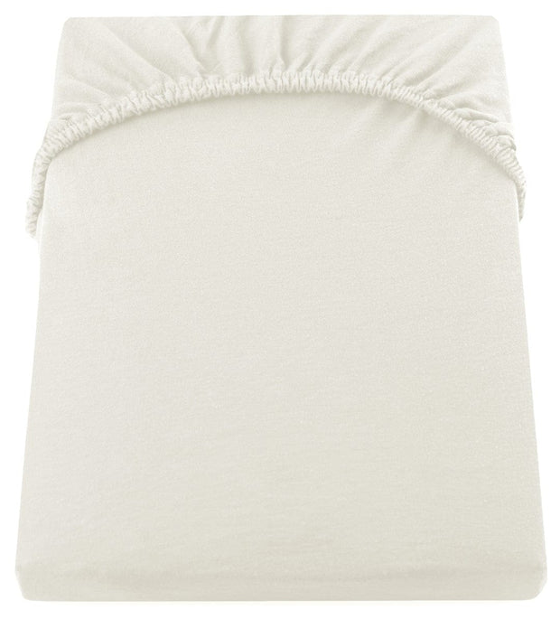 Decoking 120 x 200 cm Cearceaf din bumbac cu elastic, Nephrite Crem