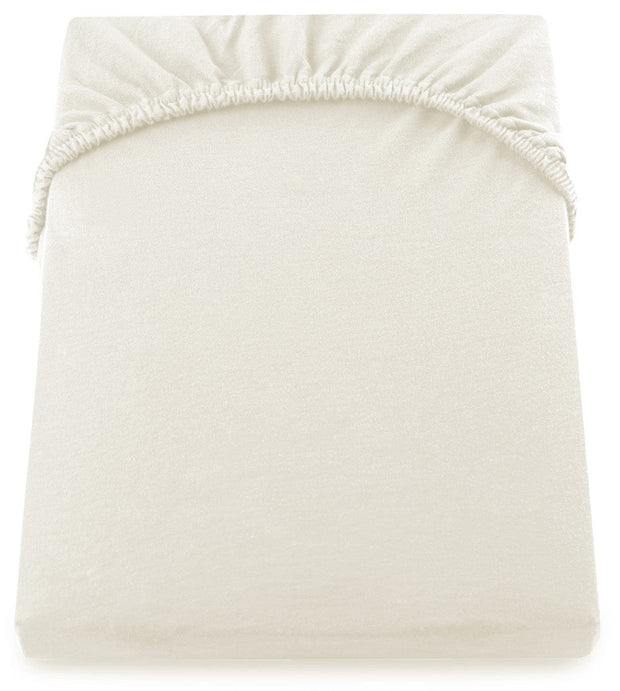 Decoking 100 x 200 cm Cearceaf din bumbac cu elastic, Nephrite Ecru