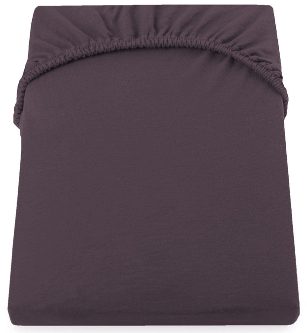 Decoking Cearceaf din bumbac cu elastic, Nephrite Maro Inchis