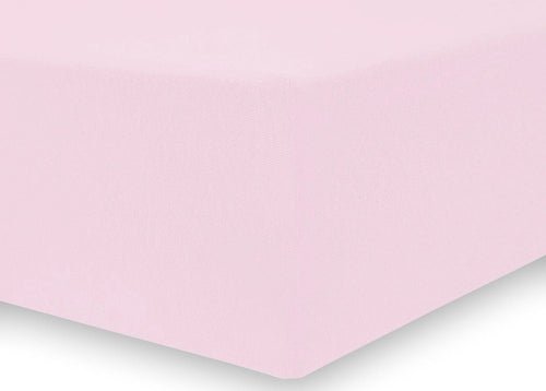 Decoking 120 x 200 cm Cearceaf din bumbac cu elastic, Nephrite Roz Deschis