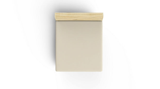 Asir Cearceaf din bumbac Ranforce, King Crem, 160 x 200 cm