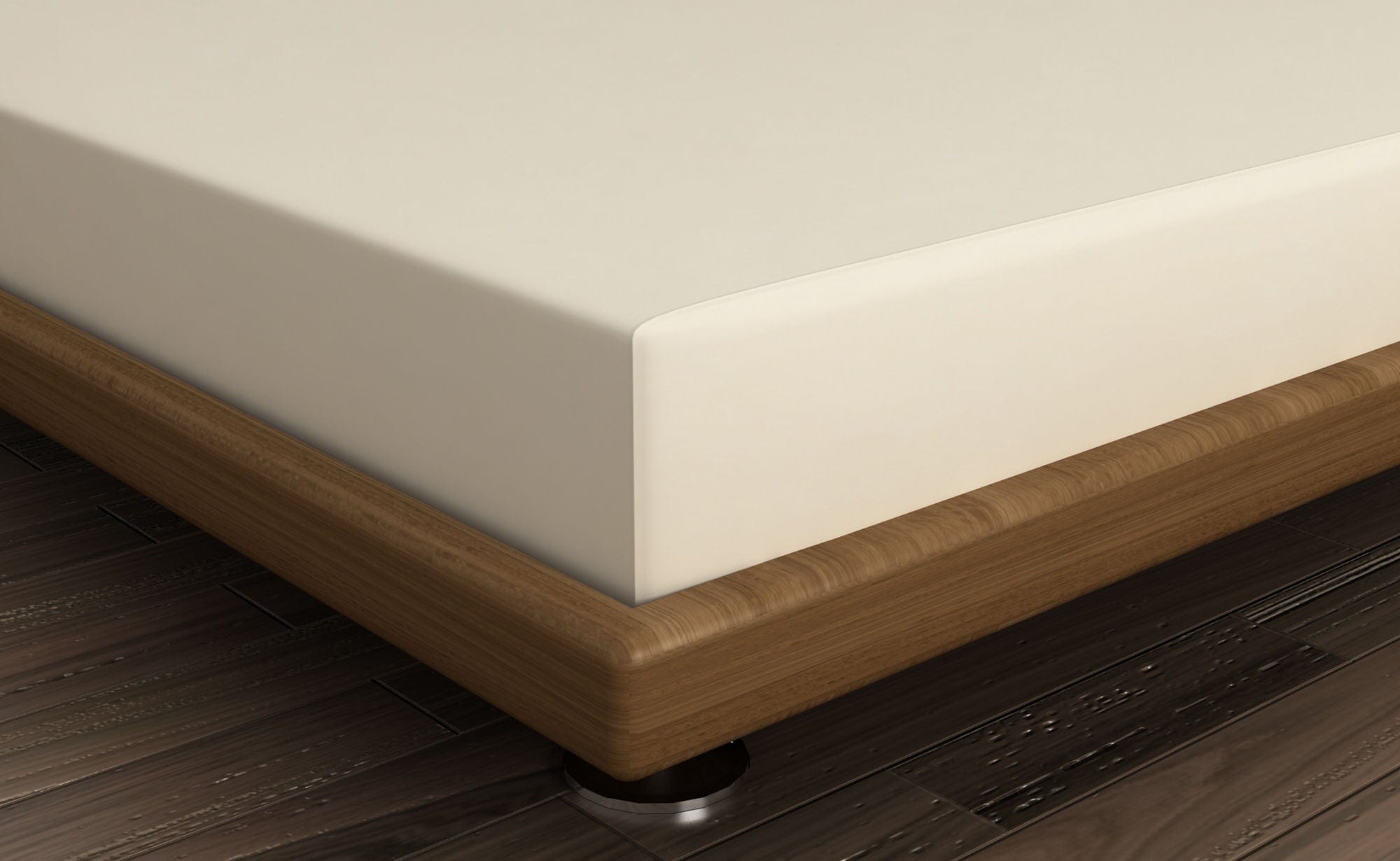 Asir Cearceaf din bumbac Ranforce, King Crem, 160 x 200 cm