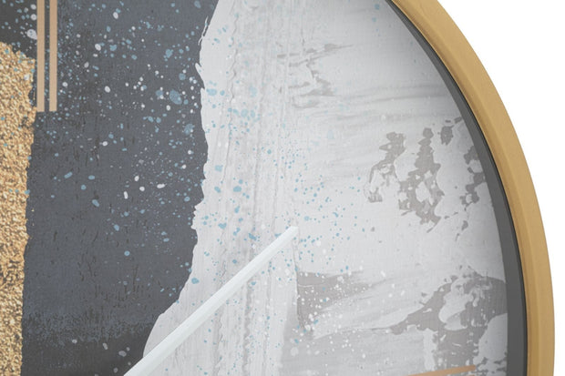 Mauro Ferretti Ceas de perete Art Blue Spot Multicolor, Ø60 cm