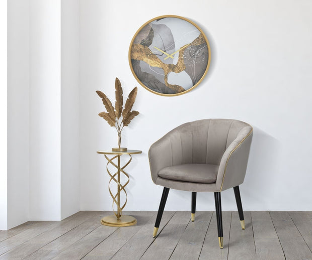 Mauro Ferretti Ceas de perete Art Grey Shadows Multicolor, Ø60 cm