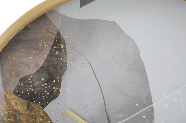 Mauro Ferretti Ceas de perete Art Grey Shadows Multicolor, Ø60 cm