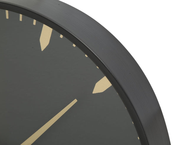 Mauro Ferretti Ceas de perete Dark Design Negru / Auriu, Ø40 cm