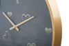 Mauro Ferretti Ceas de perete din metal, Hearts Multicolor, Ø60 cm