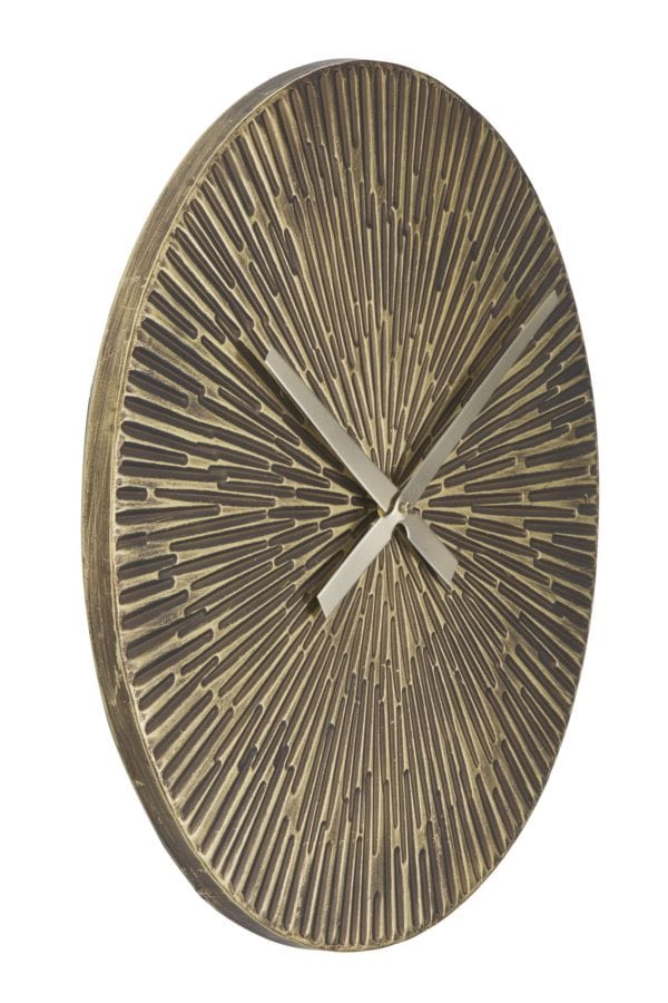 Mauro Ferretti Ceas de perete din metal, Opis Round Bronz, Ø50 cm