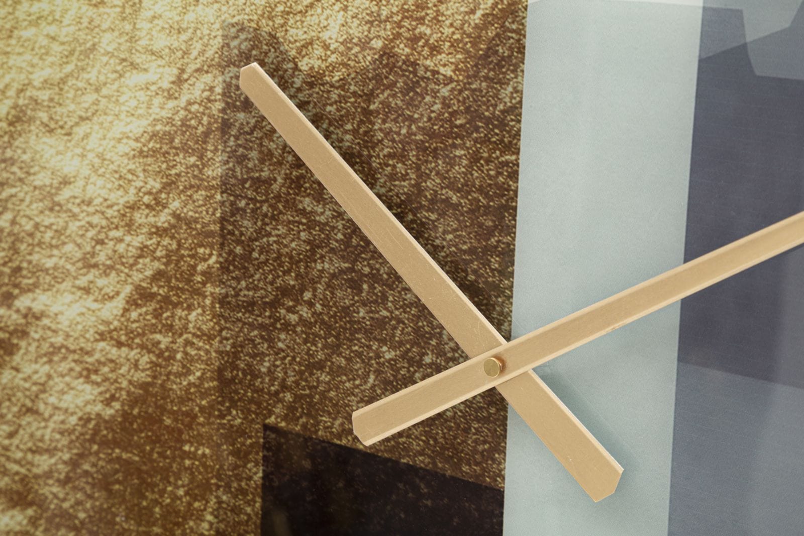 Mauro Ferretti Ceas de perete din sticla, Motif Multicolor, Ø80 cm