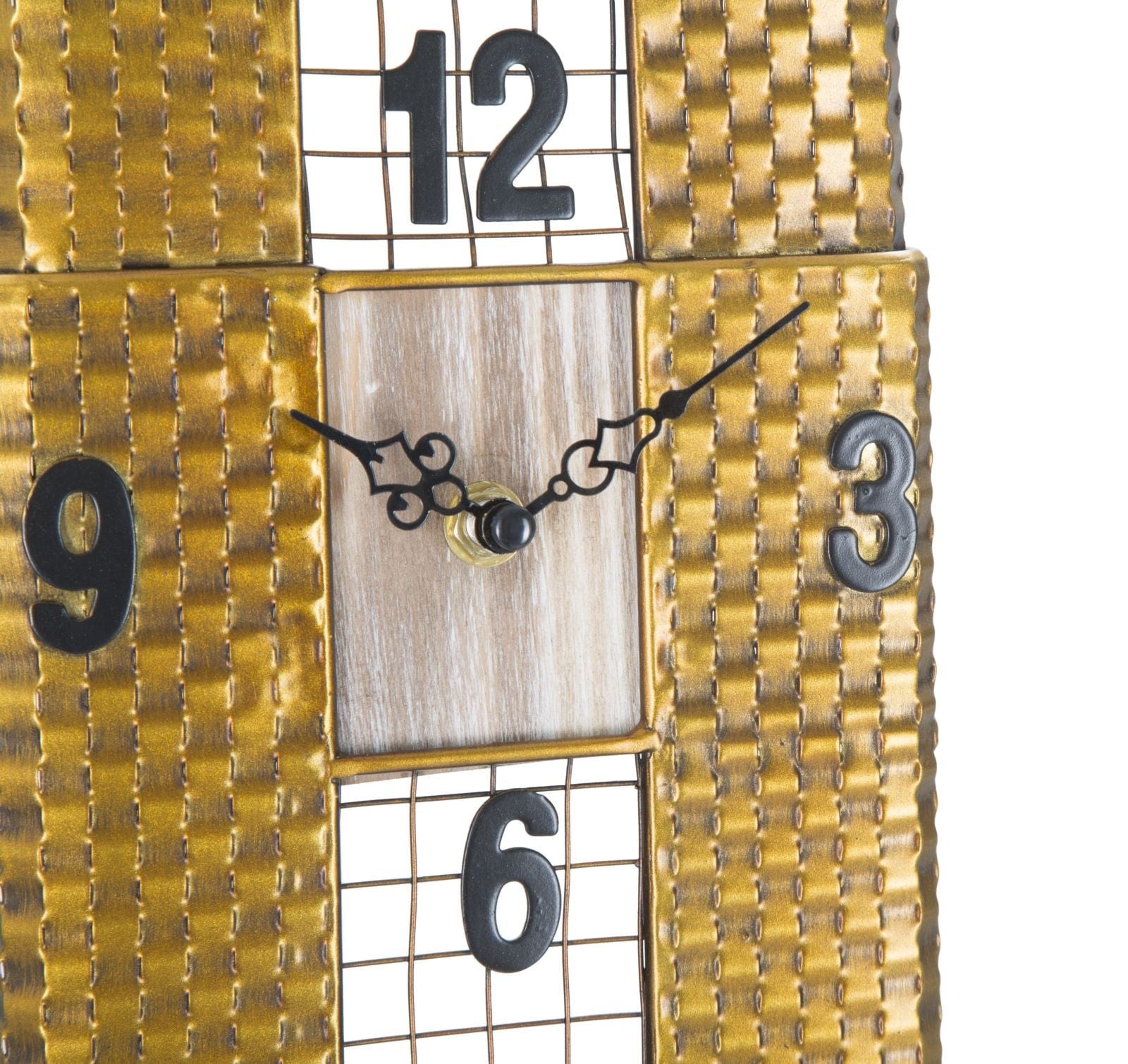 Mauro Ferretti Ceas de perete Empire Building Auriu, 23,5 x 78 cm