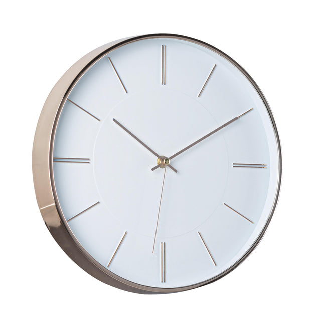 Ceas de perete Olinda Auriu, Ø30 cm