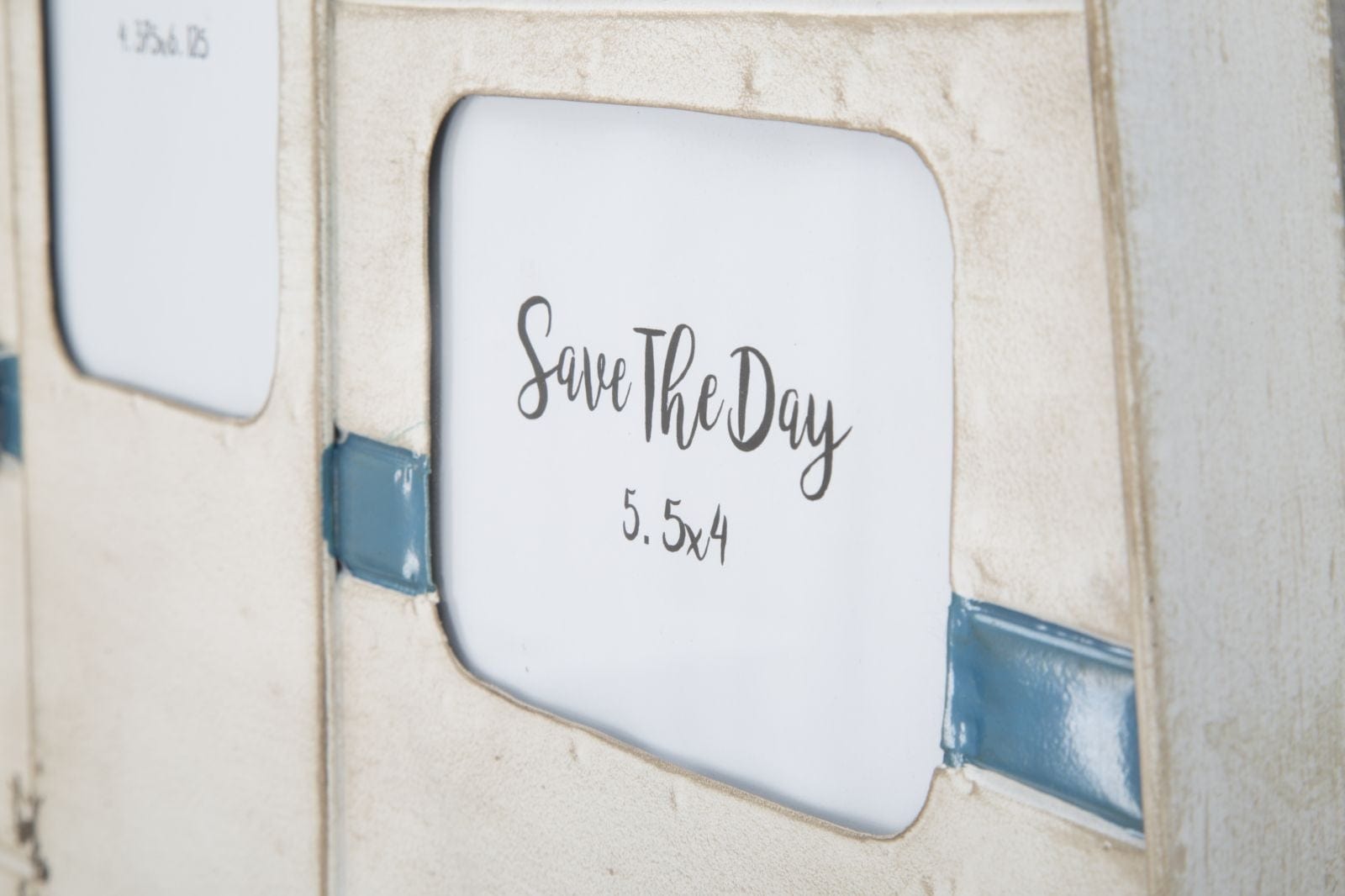 Mauro Ferretti Ceas de perete Roulotte Alb / Albastru, 79 x 46,5 cm