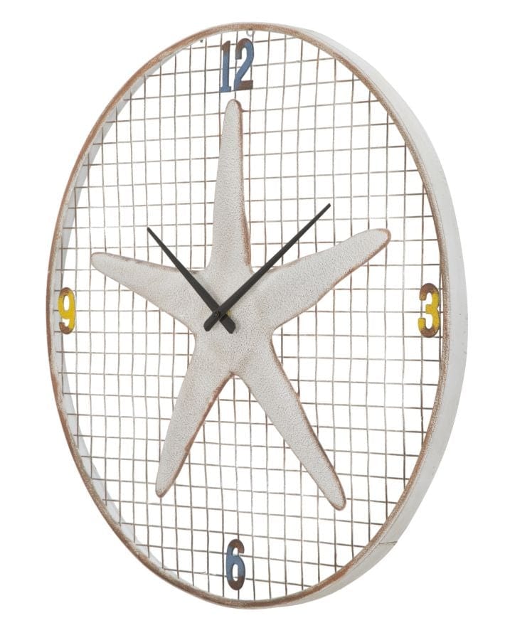 Mauro Ferretti Ceas de perete Starfish Multicolor, Ø57 cm