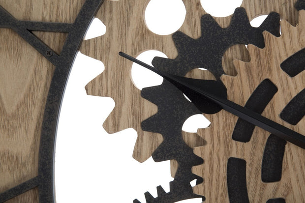 Mauro Ferretti Ceas de perete Tagran Natural / Negru, Ø60 cm