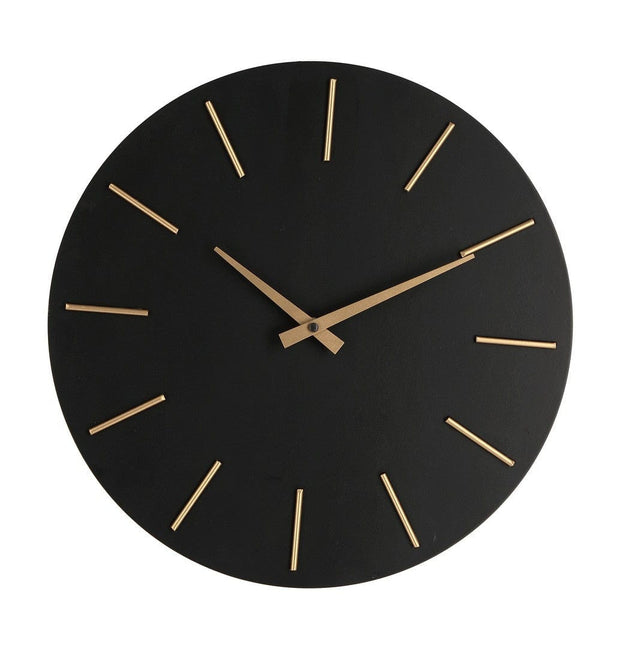 Ceas de perete Timeline Negru, Ø40 cm
