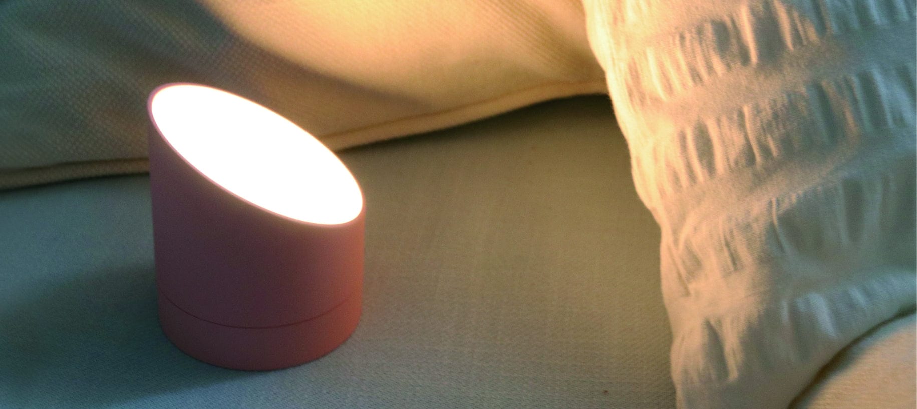 BFSummer Ceas inteligent Edge Light Alarm Clock Pink