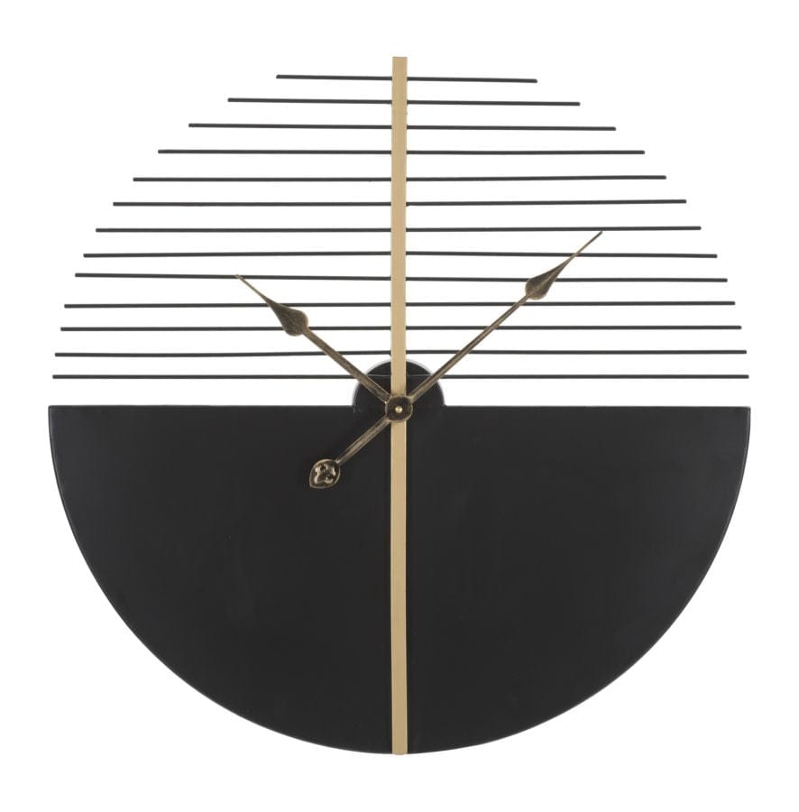 Ceas de perete Glam Stick Negru / Auriu, Ø60 cm (1)