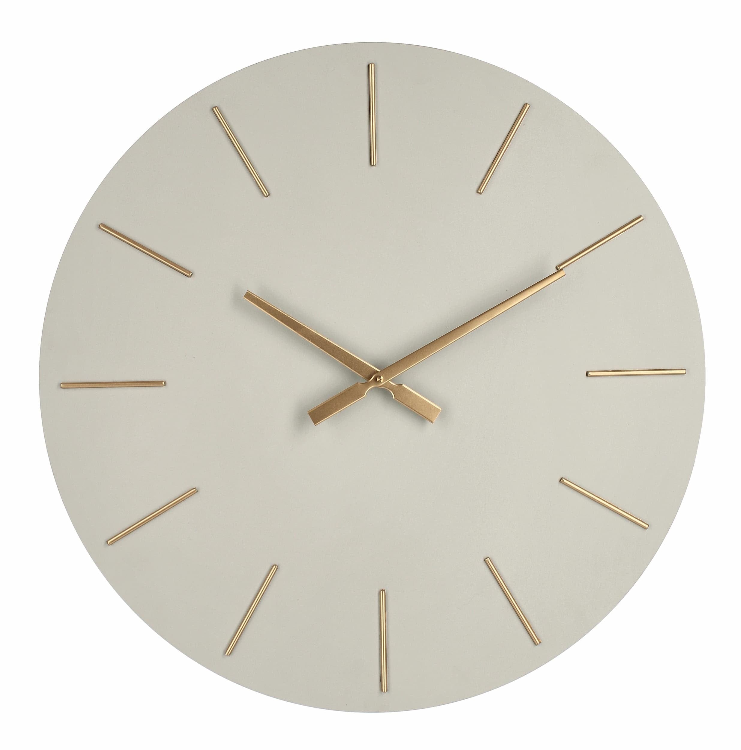 Ceas de perete Timeline D60 Auriu, Ø60 cm (1) & BIZZZT-CLOCK-TIMELINE-D60