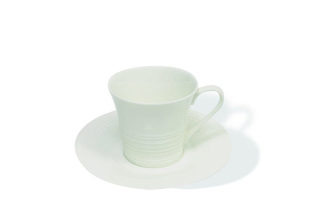 BFSummer Ceasca Capucino, Portelan, White Basics Cirque, 220 ml