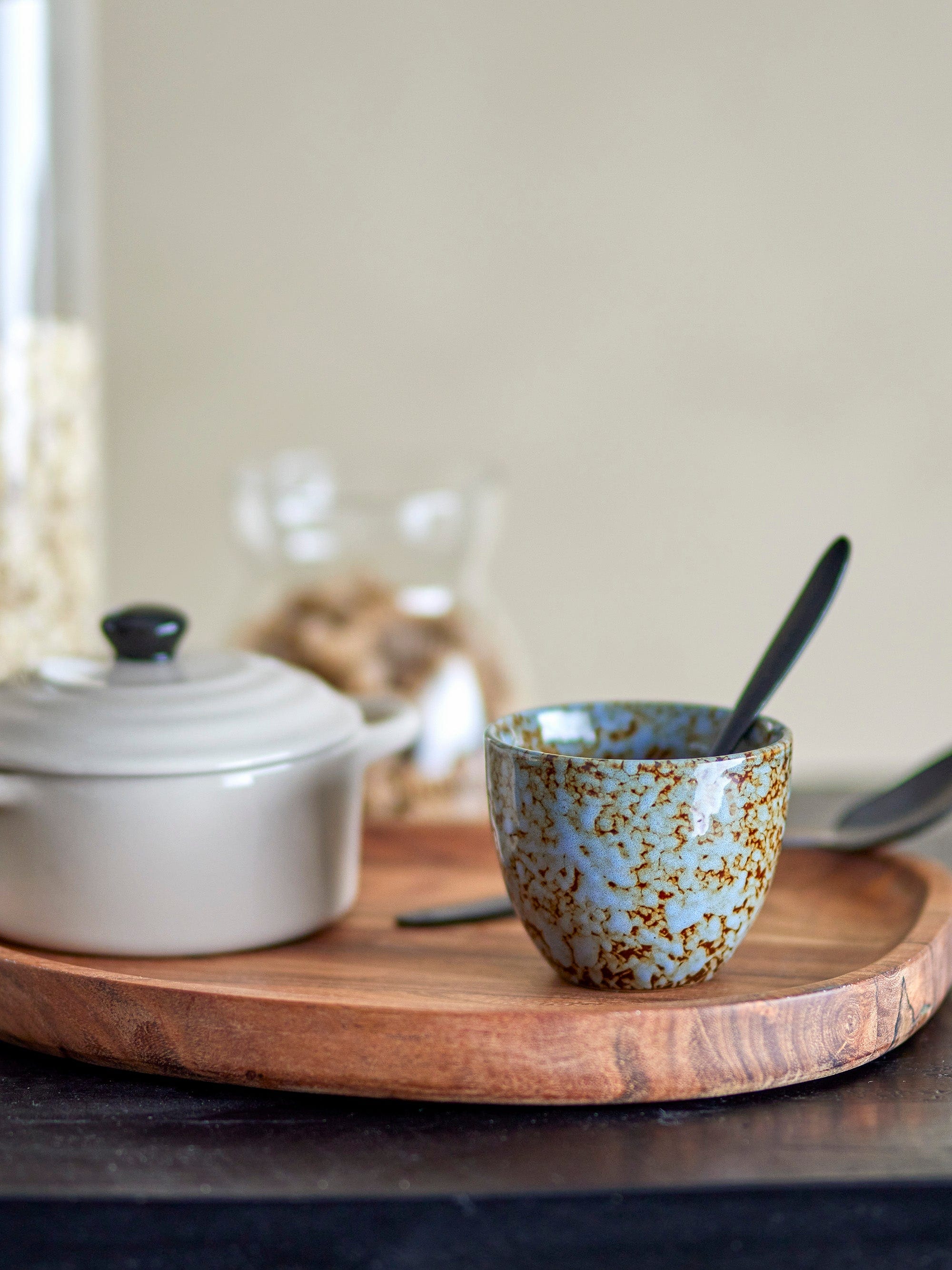 Bloomingville Ceasca din ceramica, Paula II Albastru, 195 ml