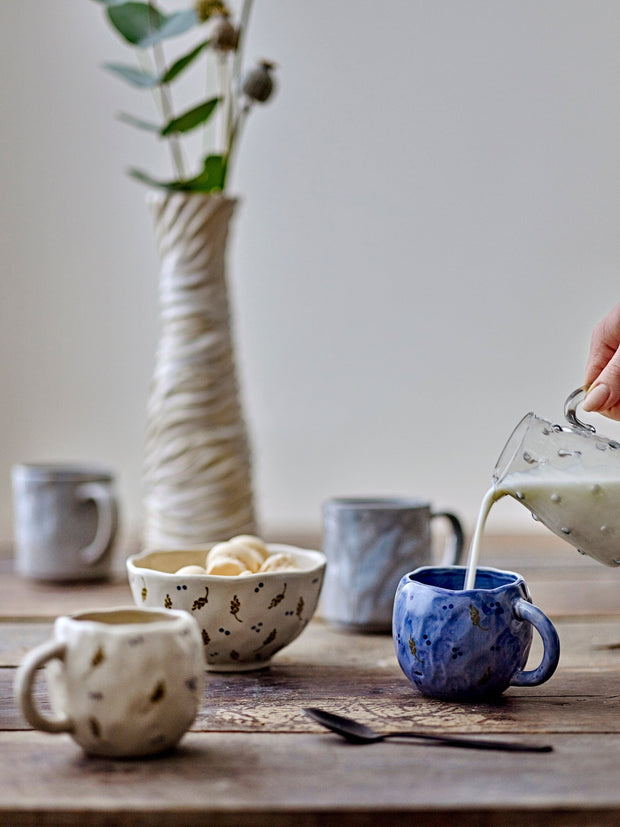 Bloomingville Ceasca din ceramica, Pippine Albastru, 260 ml