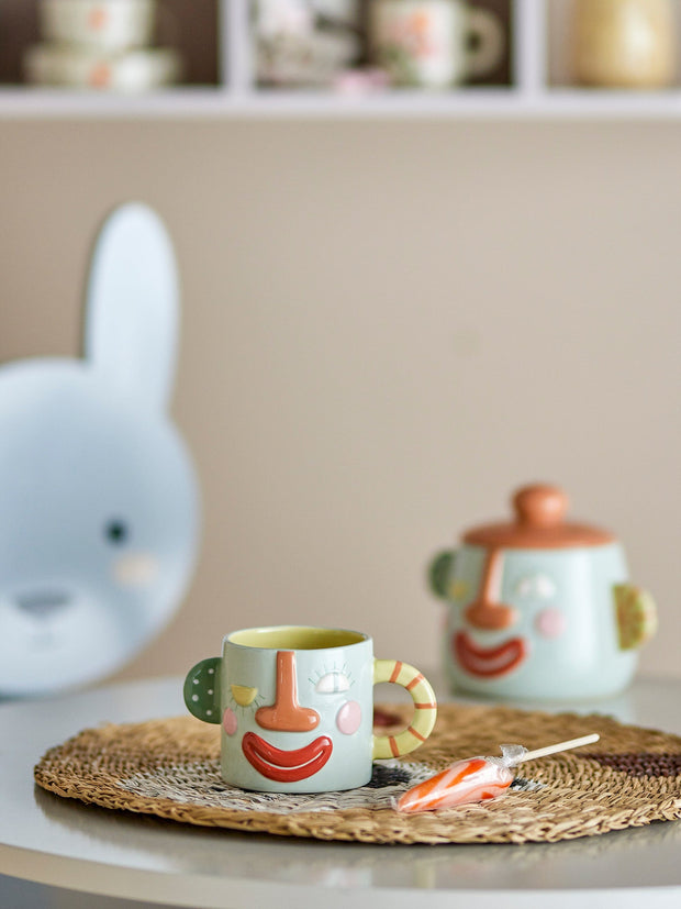 Bloomingville Ceasca din ceramica, Sylvie Gri, 220 ml