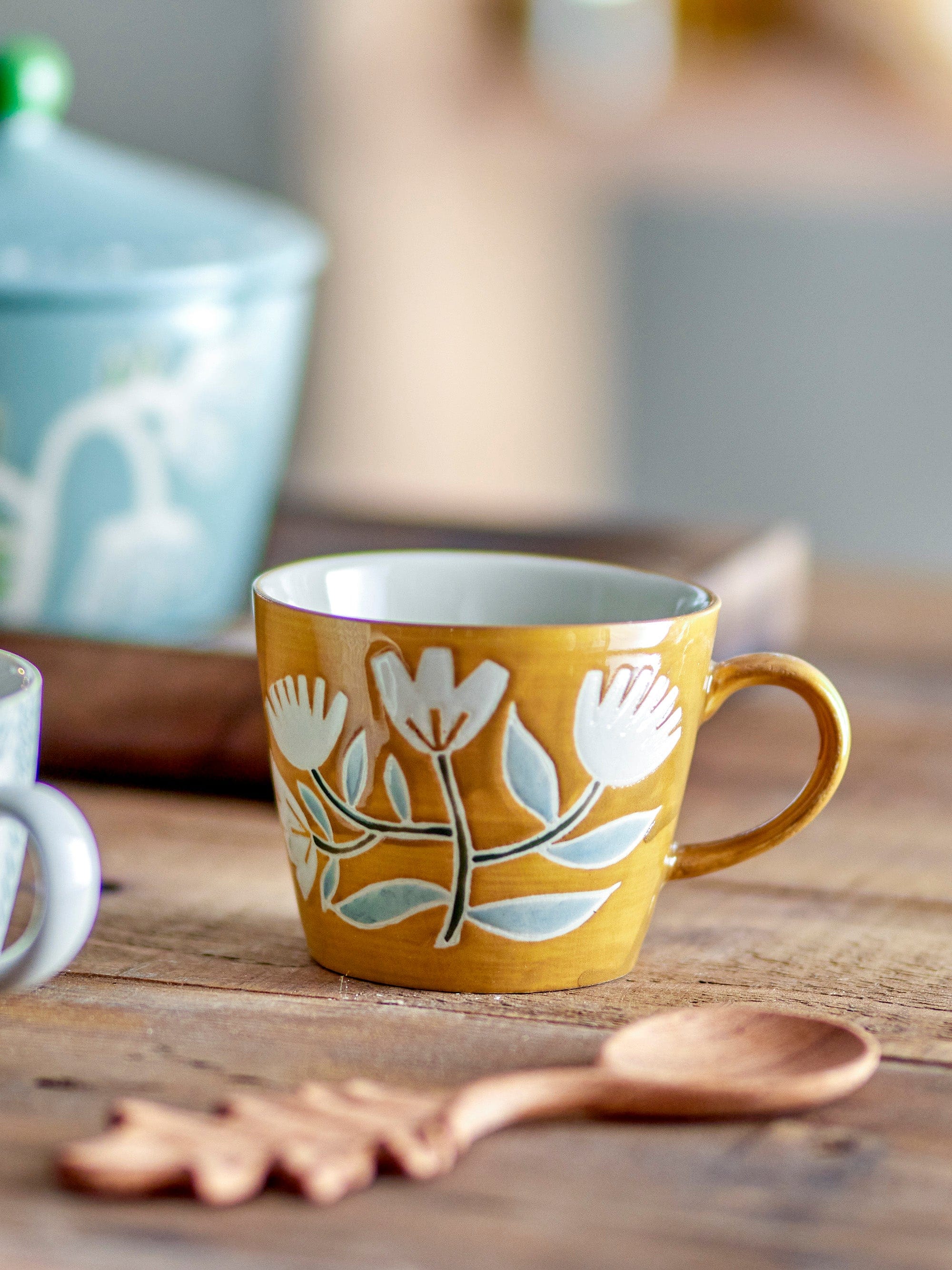 Bloomingville Ceasca din ceramica, Tangier Portocaliu, 255 ml