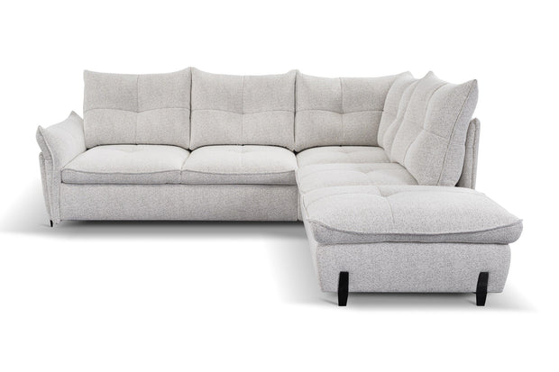 Coltar Almeris Ivoir Extensibil, Sezlong pe Dreapta, cu Lada de Depozitare, Perne Incluse, l250xA220xH95 cm (1)