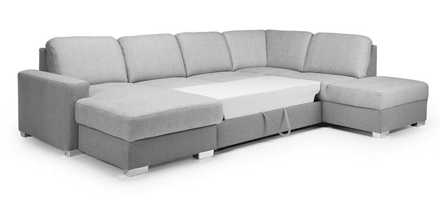 Coltar Chance Large Extensibil cu Arcuri Ondulate si Spuma Poliuretanica, Sezlong pe Stanga, Suprafata de Dormit 265x120 cm, cu Lada de Depozitare, l326xA220xH90 cm (7)