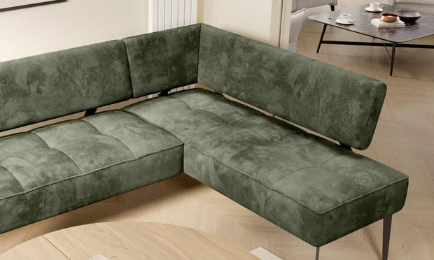 Wersal Coltar Dining, Sezlong pe Dreapta, Bancos L, l215xA163xH90 cm