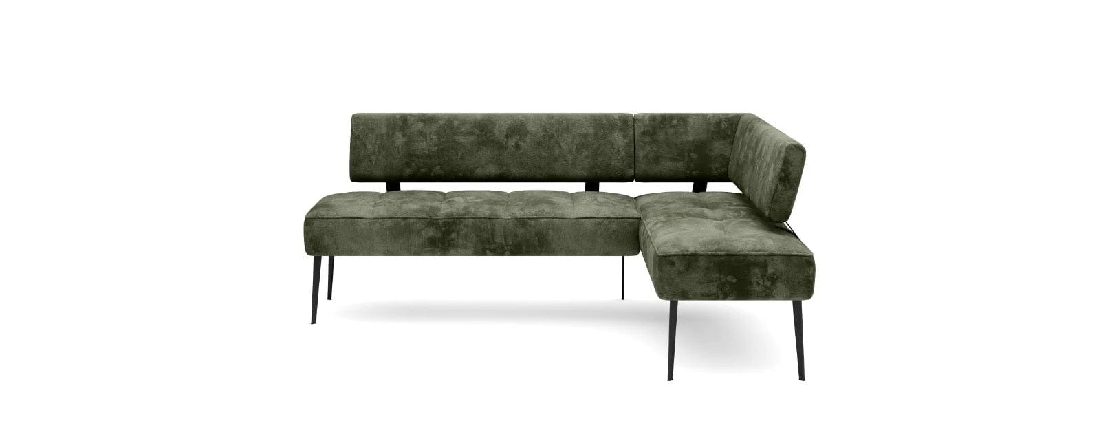 Wersal Coltar Dining, Sezlong pe Dreapta, Bancos L, l215xA163xH90 cm