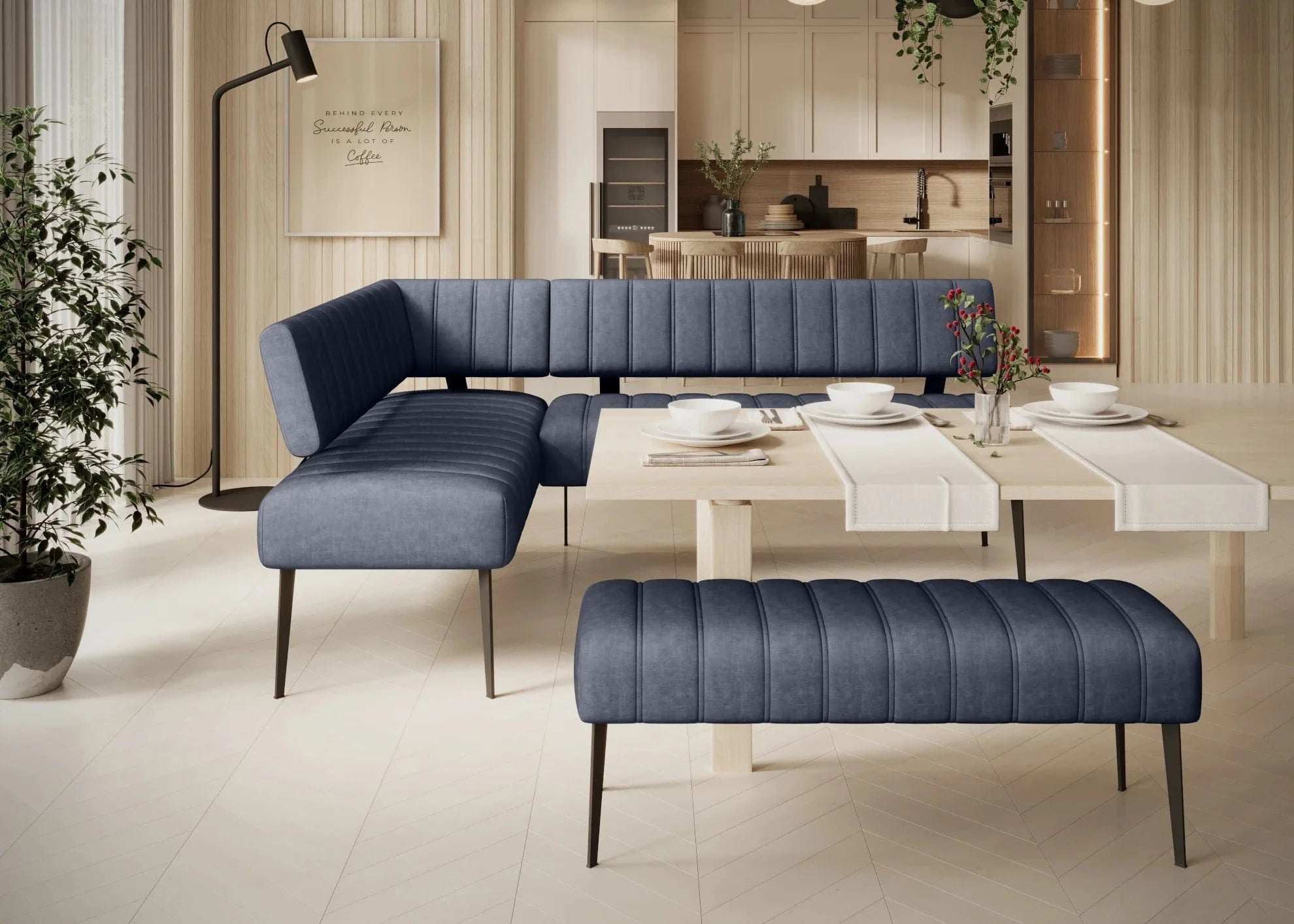 Wersal Coltar Dining, Sezlong pe Stanga, Altis L, l213xA164xH89 cm