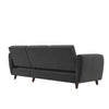 Dorel Home Coltar Extensibil cu Lada de Depozitare, Sezlong pe Dreapta Perry Velvet Gri / Maro, l219xA153xH82 cm