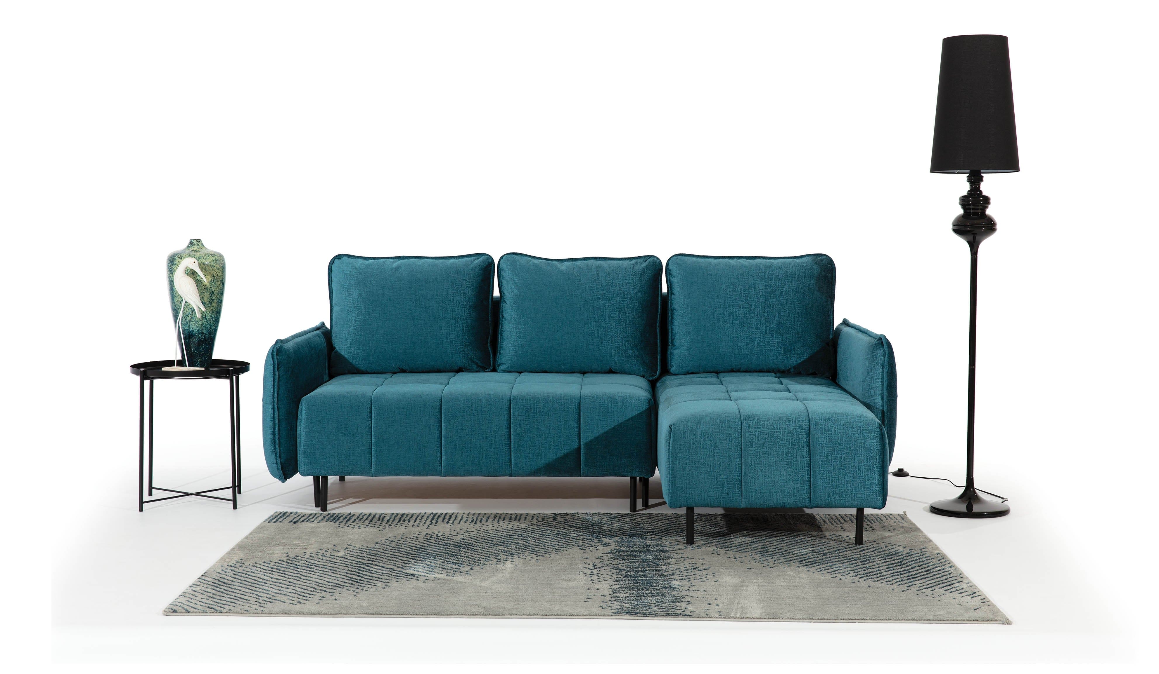 Coltar Extensibil, cu Sezlong pe Dreapta, Jessa l235xA157xH90 cm (3)