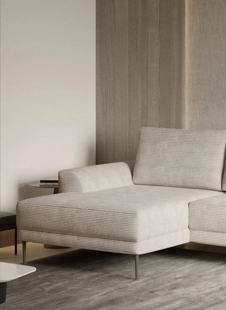 Wersal Coltar Extensibil, cu Sezlong pe Dreapta, Lada de Depozitare, Capitolis, l276xA175xH73-89 cm