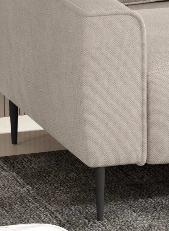 Wersal Coltar Extensibil, cu Sezlong pe Dreapta, Lada de Depozitare, Lugos, l245xA163xH75-84 cm