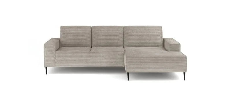 Wersal Coltar Extensibil, cu Sezlong pe Dreapta, Lada de Depozitare, Matanis, l270xA163xH73-89 cm