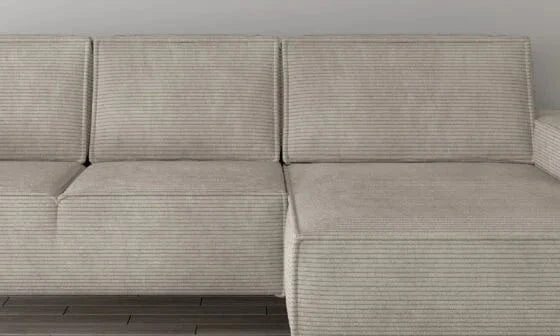 Wersal Coltar Extensibil, cu Sezlong pe Dreapta, Lada de Depozitare, Matanis, l270xA163xH73-89 cm