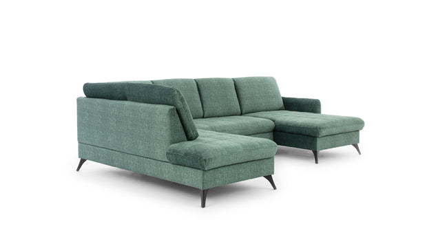 Coltar Extensibil, cu Sezlong pe Stanga, Lada de Depozitare, Luks U l300xA202xH90 cm (10)