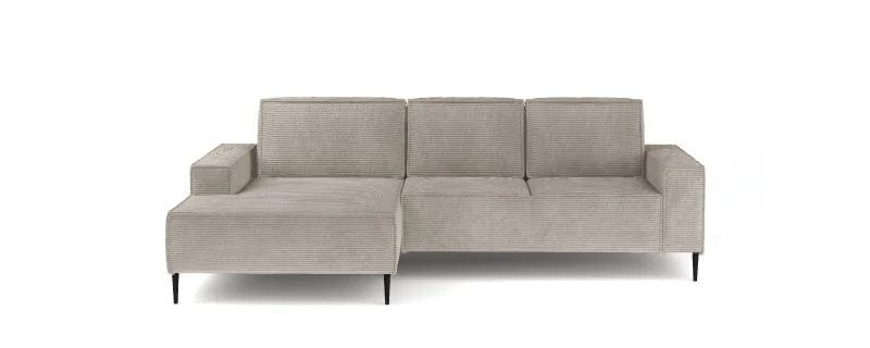 Wersal Coltar Extensibil, cu Sezlong pe Stanga, Lada de Depozitare, Matanis, l270xA163xH73-89 cm