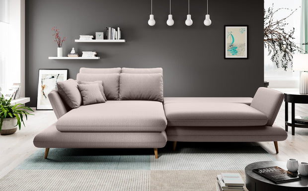 Coltar Extensibil, cu Sezlong pe Stanga, Lada de Depozitare, Perne Incluse, Mate, l283xA181xH90 cm (1)