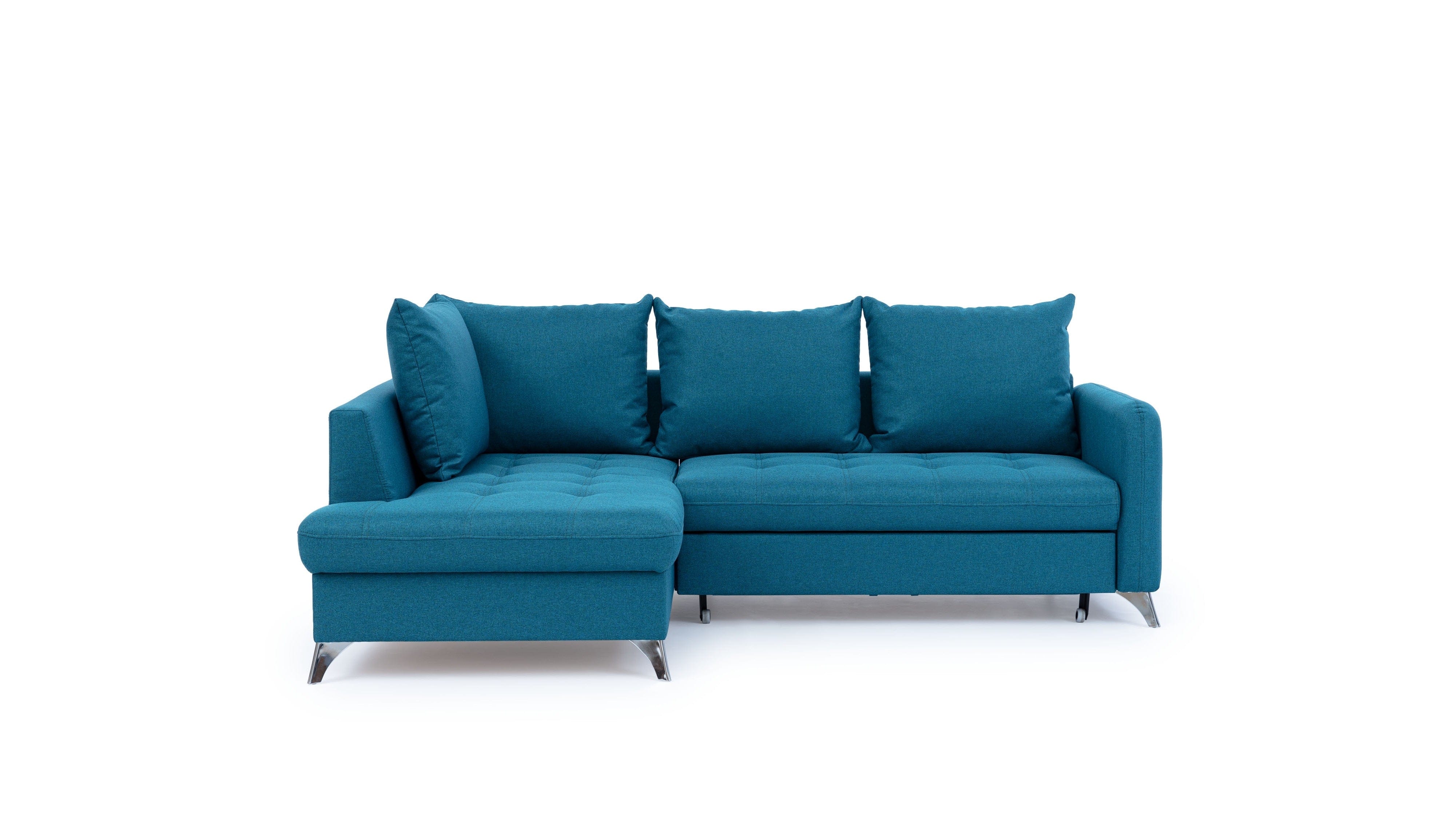 Coltar Extensibil, cu Sezlong pe Stanga, Lada de Depozitare, Terins l223xA160xH84 cm (10)