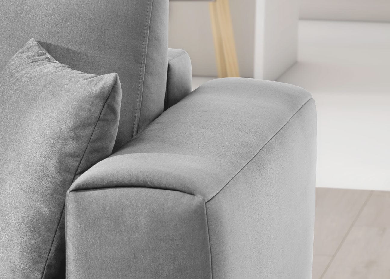 Eltap Coltar Extensibil Dalis Plus Gri Deschis cu Lada de Depozitare, Sezlong pe Dreapta, l289xA190xH73-95 cm