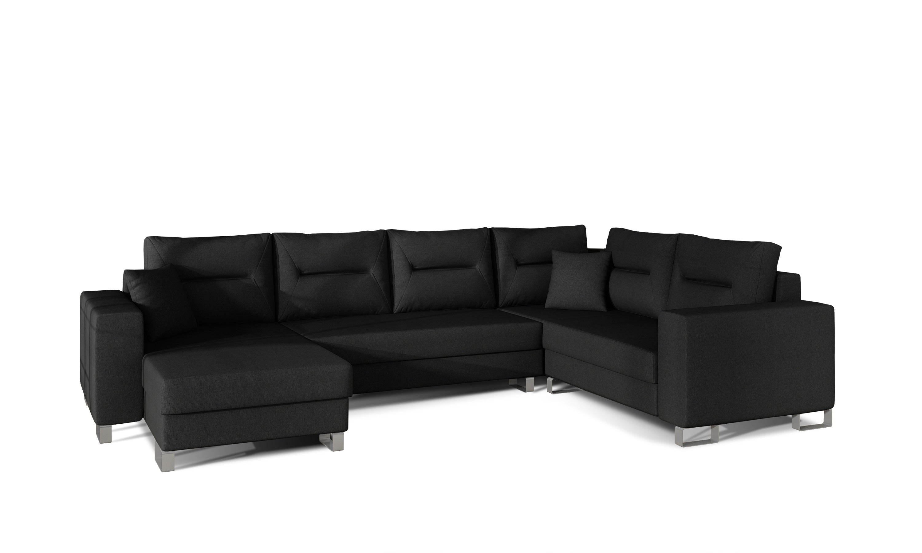 Eltap Coltar Extensibil Dora cu Lada de Depozitare, Sezlong pe Stanga, Perne Incluse, l312xA210xH95 cm