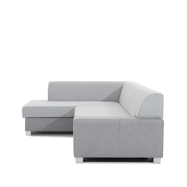 Eltap Coltar Extensibil Fabioleta cu Lada de Depozitare, Sezlong pe Stanga, Perne Incluse, l268xA167xH73 cm