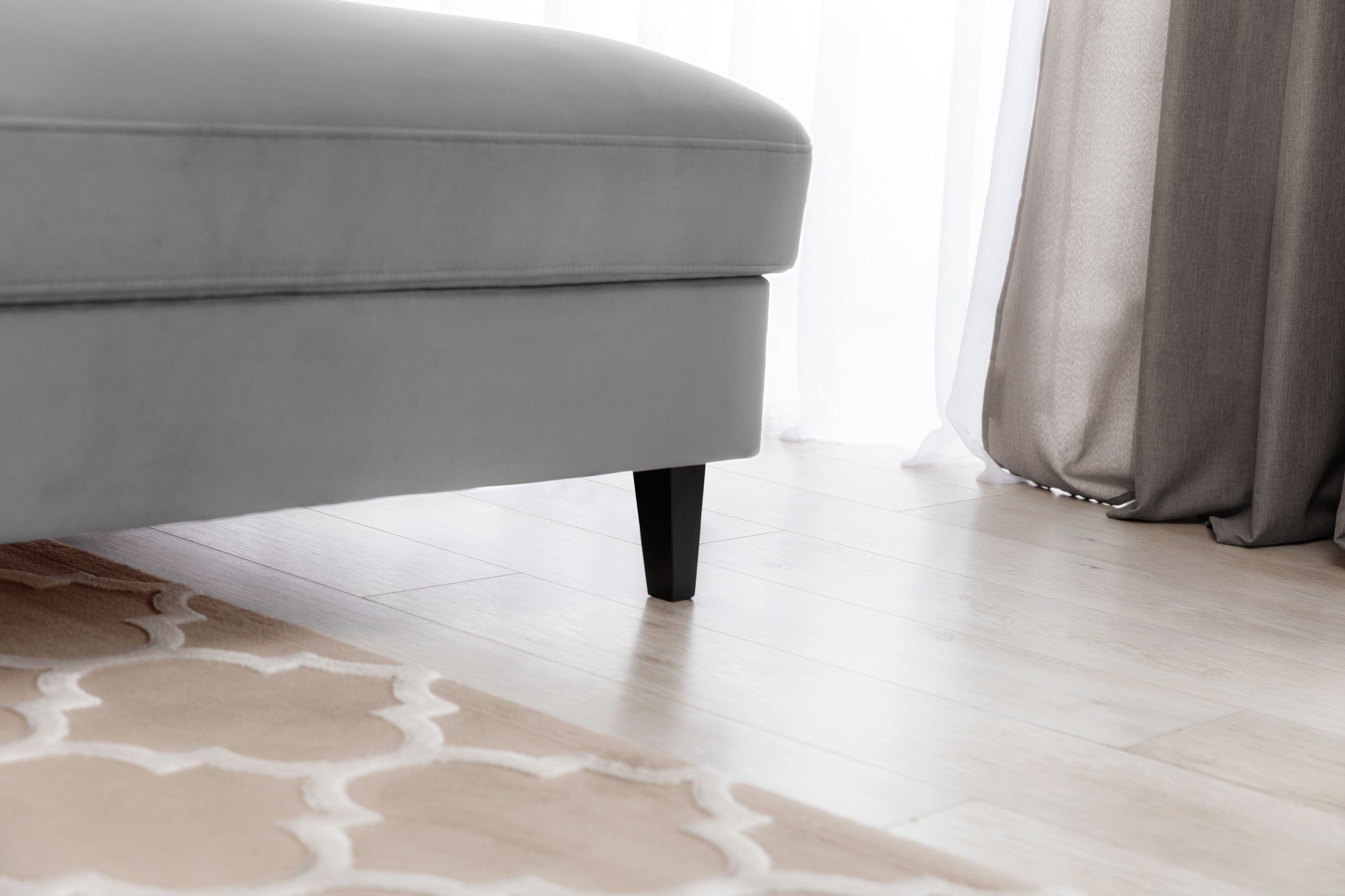 Eltap Coltar Extensibil Fobleros Plus Gri cu Lada de Depozitare, Sezlong pe Dreapta, Tetiere Reglabile, l267xA196xH83-100 cm